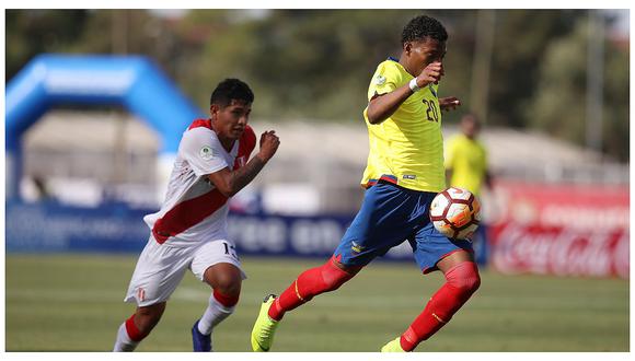 Perú perdió 3-1 ante Ecuador por el Sudamericano Sub 20 (VIDEO)