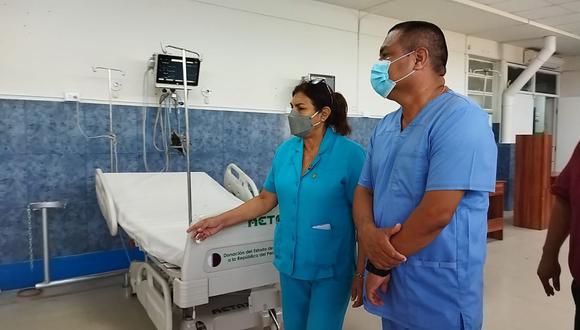 El director ejecutivo del Hospital José Alfredo Mendoza Olavarría, César Palomino, indicó que este ambiente alberga a pacientes con diferentes patologías.