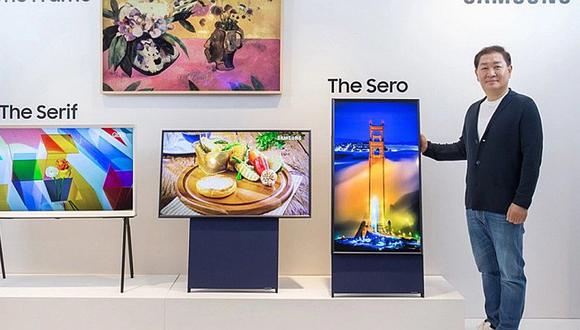 Samsung anunció una TV vertical que está dirigido al público millenial