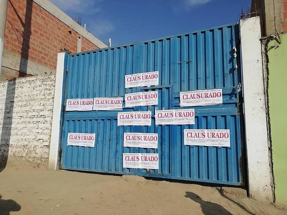 Clausuran local de eventos “Montoya”