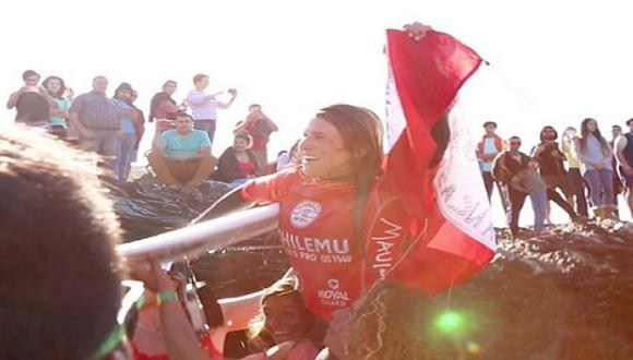 ​Sofía Mulanovich suma nuevo logro en campeonato de surf en Chile
