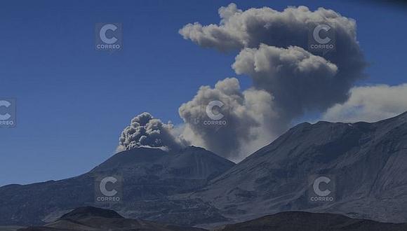 Aumenta la actividad eruptiva del volcán Sabancaya