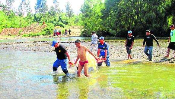 Tragedia: tres escolares mueren ahogados en el río Huallaga