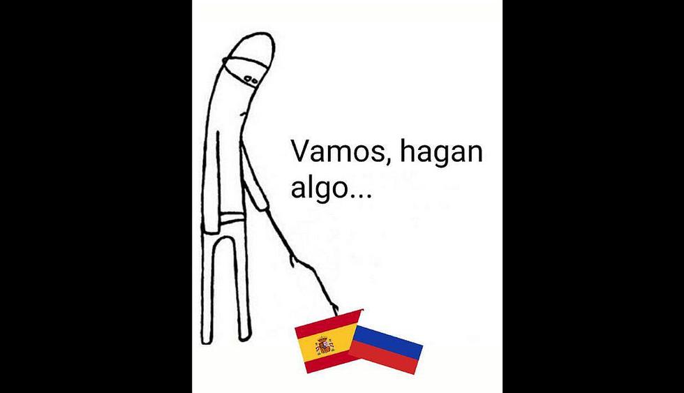 Temprana eliminación de España frente a Rusia genera ola de graciosos memes