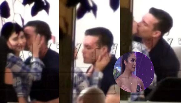 Christian Domínguez y Pamela Franco son captados dándose apasionado beso (VIDEO)
