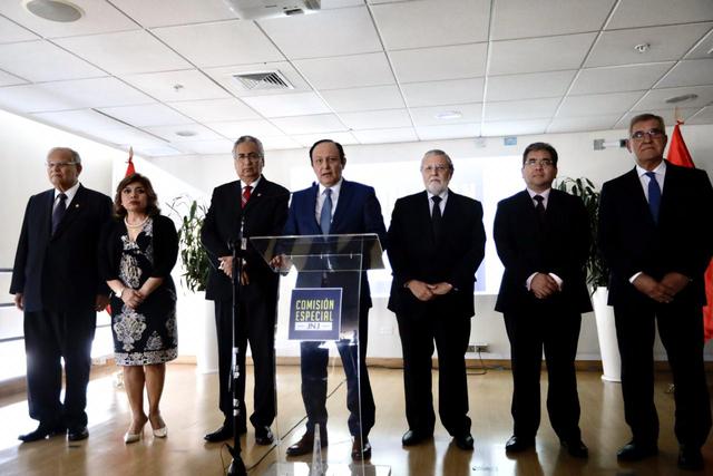 Comisión Especial confirmó los nombres de los integrantes titulares y suplentes de la Junta Nacional de Justicia