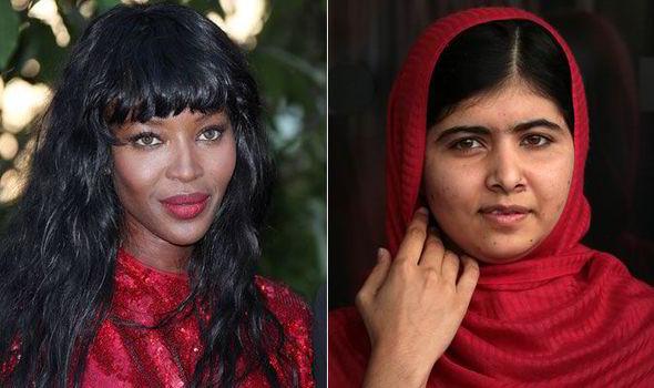 Naomi Campbell llamó "malaria" a Malala Yousafzai cuando la saludó por el Premio Nobel