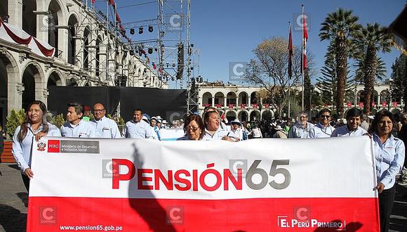 300 adultos mayores en Arequipa en lista de espera de Pensión 65