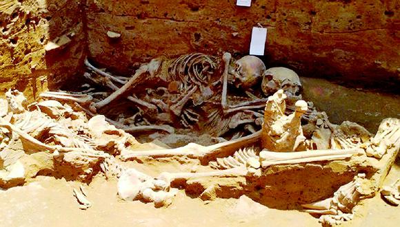 Lambayeque: Hallan restos humanos con más de mil años