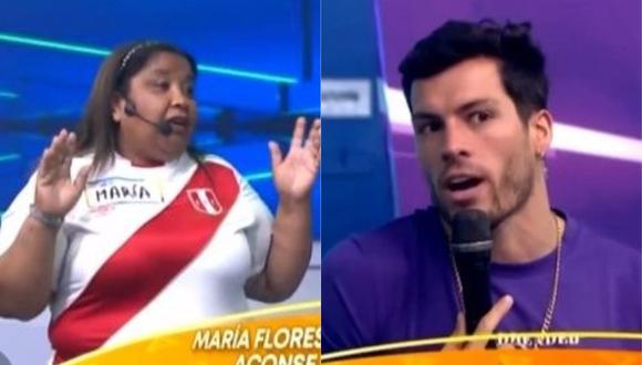 La madre del futbolista peruano le pidió al popular ‘Pato’ que haga oficial su relación con la modelo; sin embargo, su respuesta no se hizo esperar.  (Foto: Captura de video)