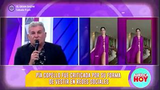María Pía a Nino Peñaloza por criticar su vestimenta y llamarla ‘señora’: “Me parece un comentario obsoleto” 