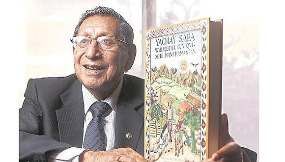 Fallece Demetrio Túpac Yupanqui, traductor de "El Quijote" al quechua