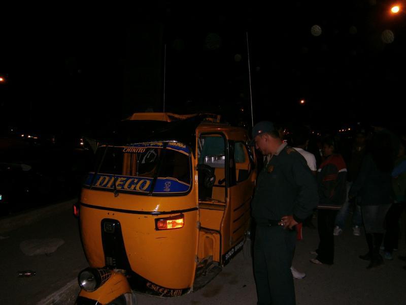 Policía recupera mototaxi robada en San Clemente 
