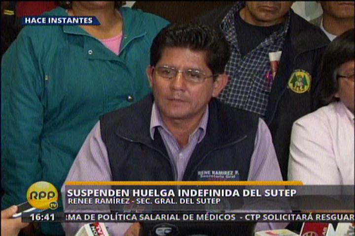 Sutep suspende huelga indefinida y maestros retornan a las aulas el martes