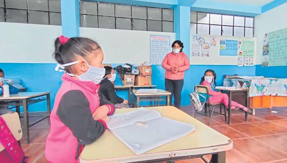 200 colegios de las zonas rurales de la región La Libertad abrieron las puertas de sus aulas para que los alumnos acudan.
