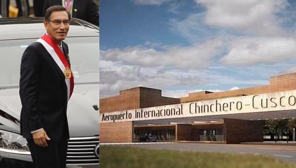 Martín Vizcarra anuncia que el próximo año se construirá el aeropuerto de Chinchero en Cusco (VIDEO)