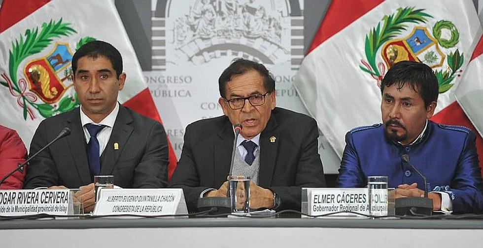 Gobernador de Arequipa pedirá la vacancia de Martín Vizcarra si hay muertos por Tía María (VIDEO)