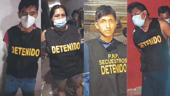 En megaoperativo, se atraparon a 37 personas investigadas por los delitos de extorsión, robo, sicariato y marcaje a empresarios de Trujillo, Casma, Chimbote y Lima. (Foto: PNP)