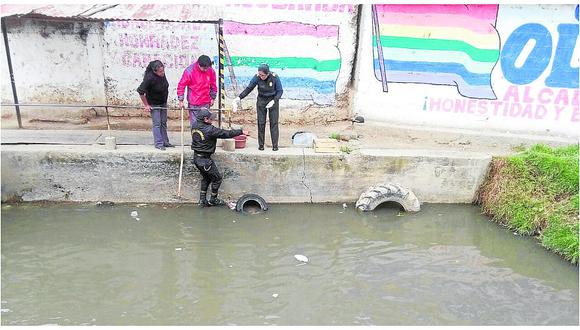 ​Lanzan a recién nacido al río Tarma con una llanta y Policía busca a madre