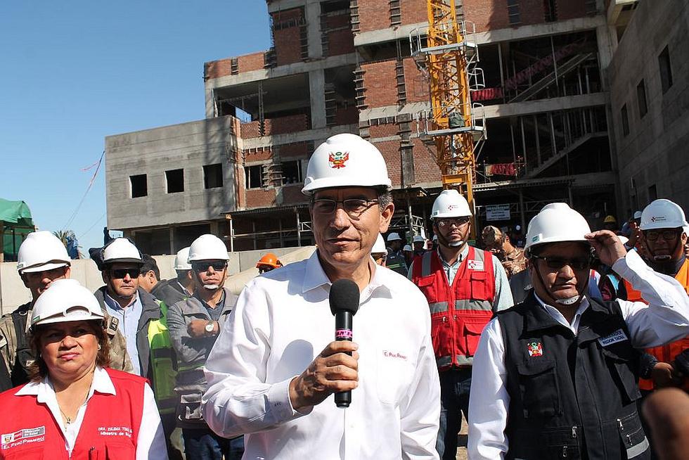 Vizcarra anuncia que nuevo hospital de Tacna sería entregado en mayo de 2020