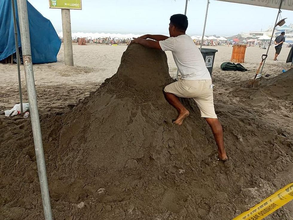 ​Transforman la arena en bellas esculturas (FOTOS)