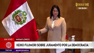 Keiko Fujimori firmó “Proclama Ciudadana, juramento por la democracia” (VIDEO)