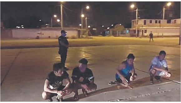 Chimbote: Detenidos son obligados a hacer ejercicios