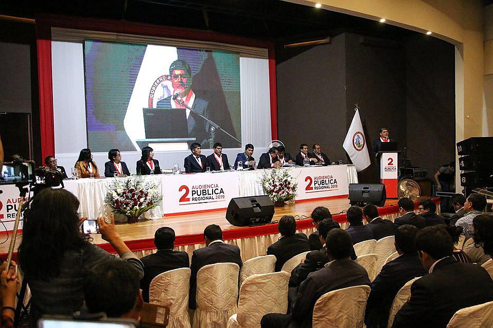 Audiencia regional con libreto repetido y sin autocrítica