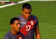 Alex Valera consiguió su primer gol con Perú: así definió ante Panamá (VIDEO)