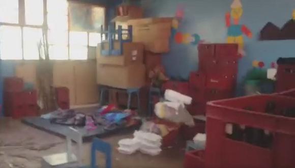 Llegan a colegio a investigar robo y encuentran cajas de cerveza (VIDEO)