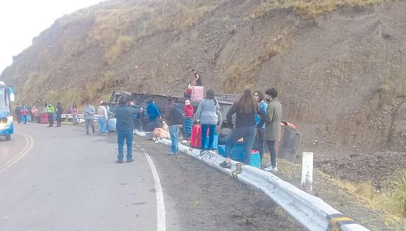 Accidente ocurrió a la altura del puente Pachacoto, en Cátac. El vehículo se dirigía de Lima a Huaraz. Fallecida es una mujer.