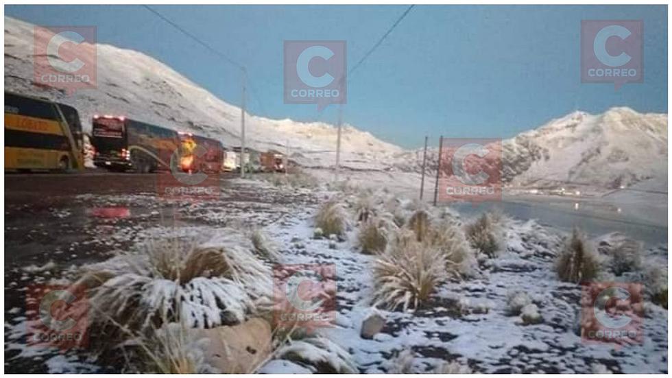 Ticlio: Pase restringido en la Carretera Central debido a intensa nevada (FOTOS)