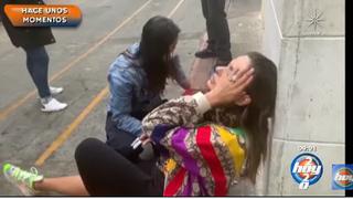 Galilea Montijo sufrió fuerte caída y desmaya al llegar al programa “Hoy” (VIDEO)