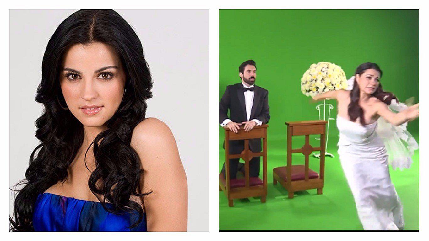 Maite Perroni sufre inesperada caída en plena grabación de telenovela