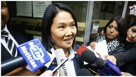 Keiko Fujimori responde a la Fiscalía, pero opta por el silencio ante la prensa