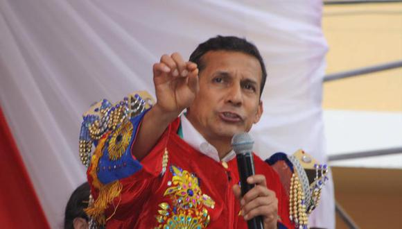 Ollanta participará hoy en aniversario de Huánuco