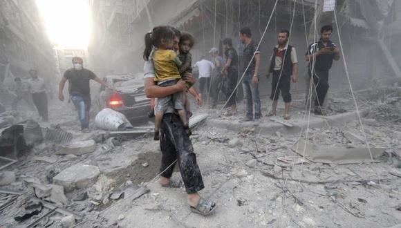 Seis menores murieron en bombardeo en Siria