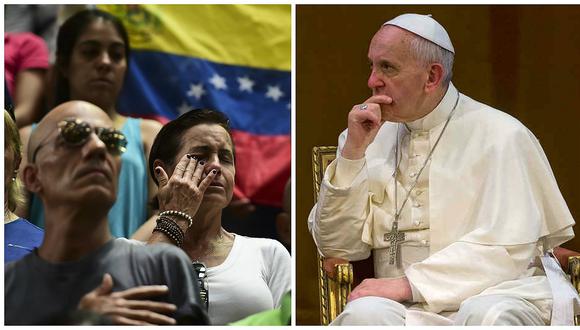 Papa Francisco a Venezuela: urge evitar más violencia y encontrar "soluciones negociadas"