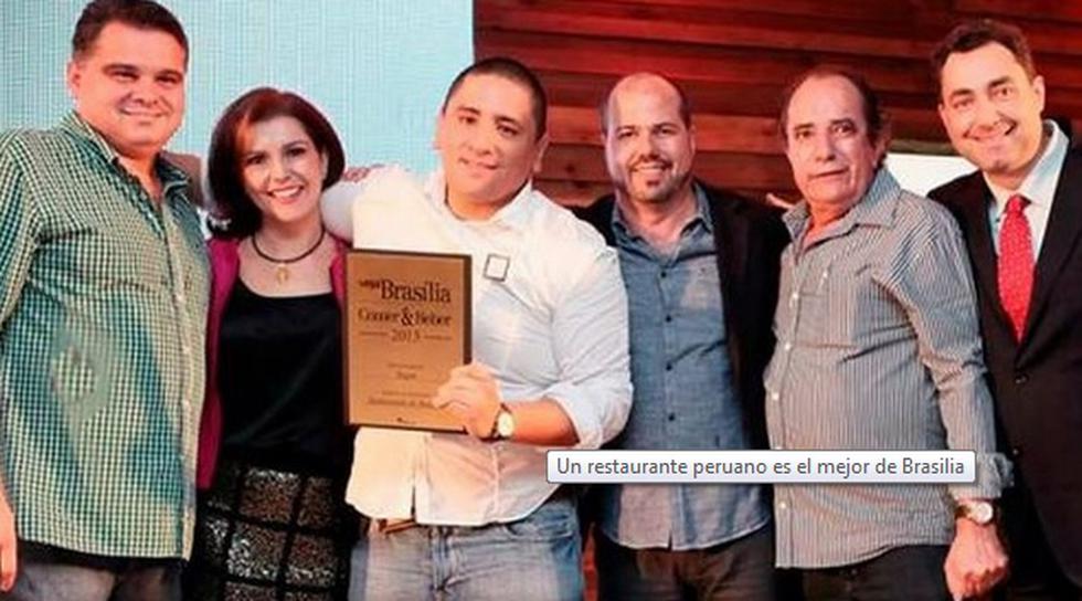 Chef peruano y su restaurante son premiados en Brasil