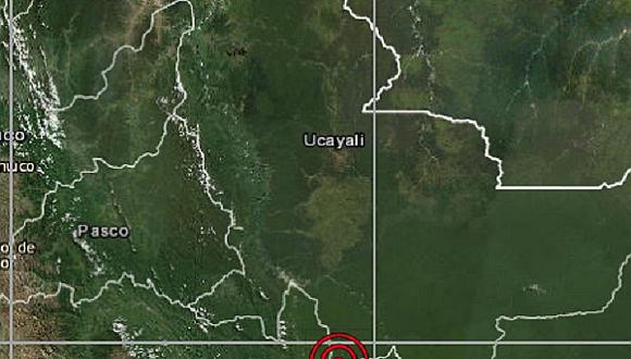 Temblor de magnitud 4.1 se registró en Ucayali 