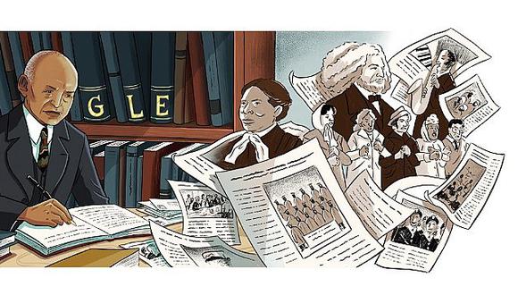  Google rinde homenaje al 'padre de la historia negra' Carter G. Woodson