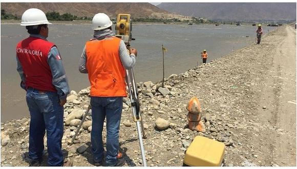 Contraloría realiza trabajos topográficos en descolmatación del río Chicama 