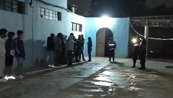 Intervienen a 40 personas en una fiesta COVID en la provincia de Pisco.