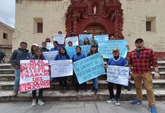 Psicólogos educativos de Huancavelica en pie de lucha por plazas laborales orgánicas