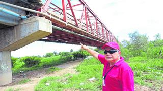 Urge mantenimiento de puente Tumbes