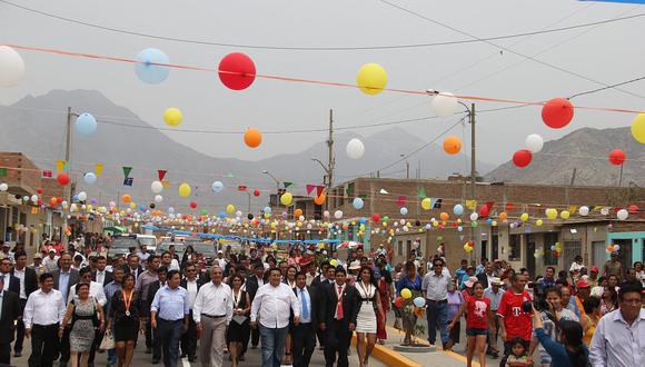 El Porvenir: Inauguran pavimento en nueva avenida Sánchez Carrión