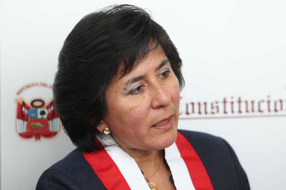 Marianella Ledesma fue elegida como nueva presidenta del Tribunal Constitucional. (Foto: Andina)