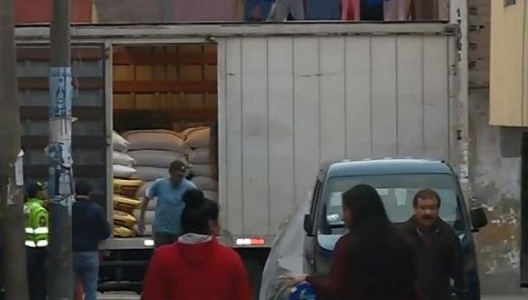 Detienen a delincuentes por robo de 60 toneladas de arroz valorizado en casi medio millón de soles (VIDEO)