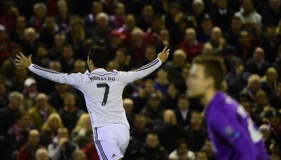 Champions League: Real Madrid goleó 3-0 al Liverpool en Anfield