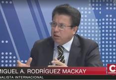 Rodríguez Mackay: Fiscal de la Nación exacerba morbosa y políticamente el caso Lava Jato